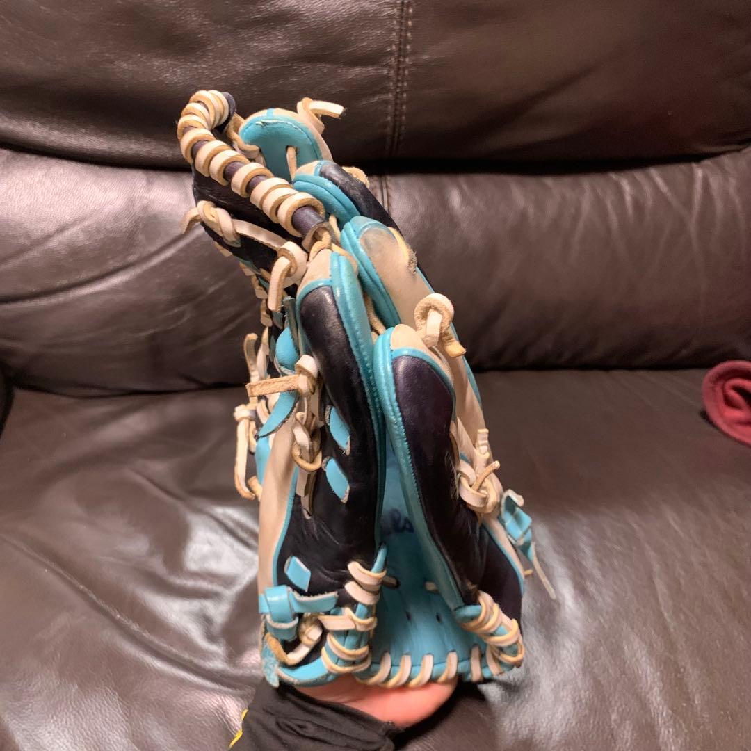 Wilson 軟式外野用グローブ 青/白