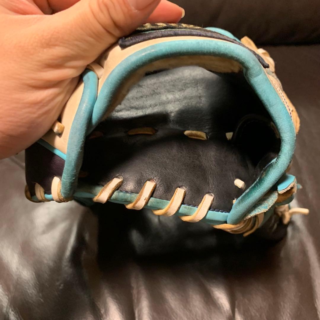 Wilson 軟式外野用グローブ 青/白