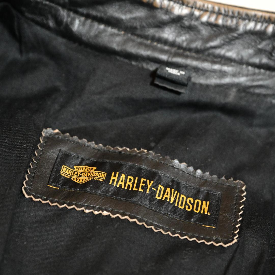 HARLEY-DAVIDSON シングル ライダース 97006-18VM 茶芯
