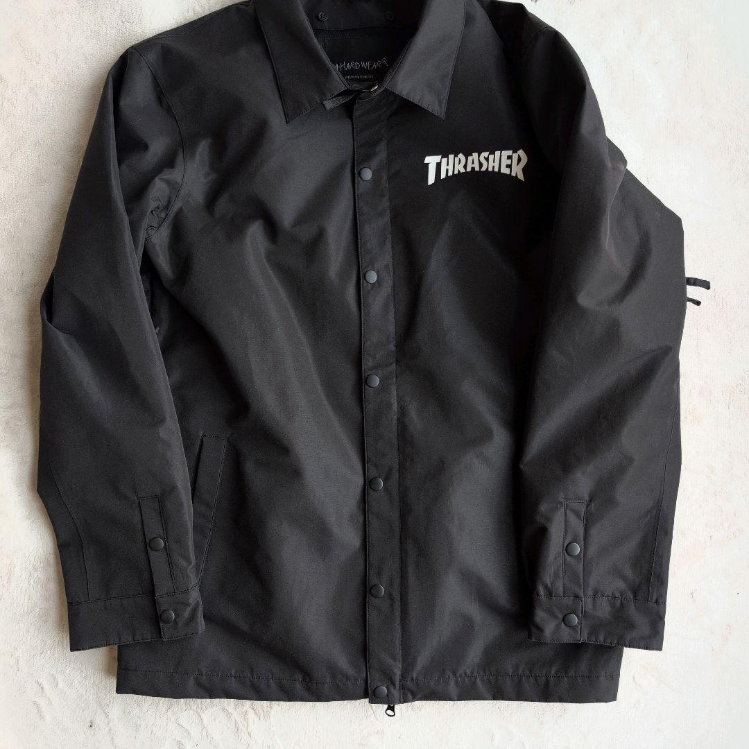 AA HARDWEAR×スラッシャー スノーボードジャケット ブラック XL