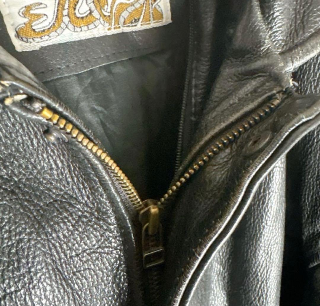 A-2 フライト ジャケット　リアルレザー（牛革）XXL ブラック