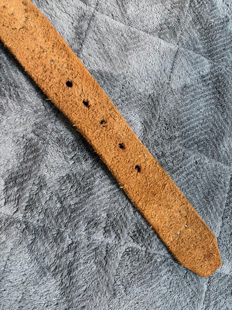 Y2K ローズボール購入　黒✖️スティングレイ　レザースタッズベルト　HTC