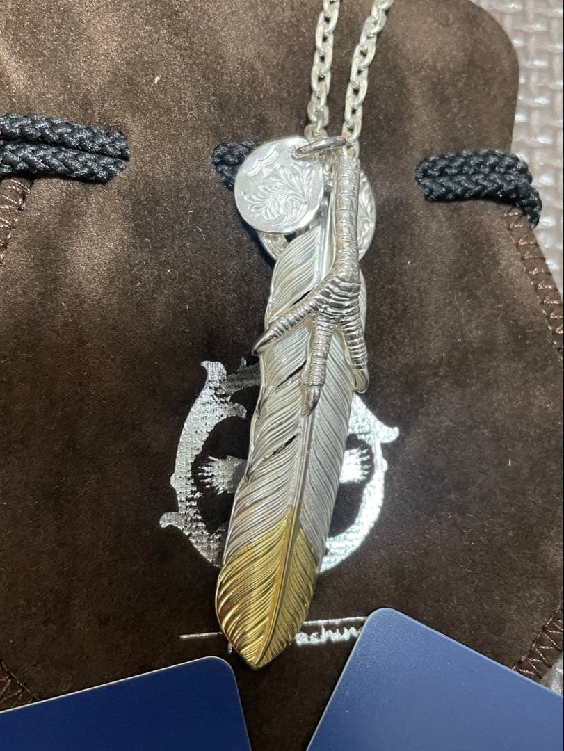 総額32.5万円　鷲見太郎　L フライトフェザー　k18 イーグルクロー　セット