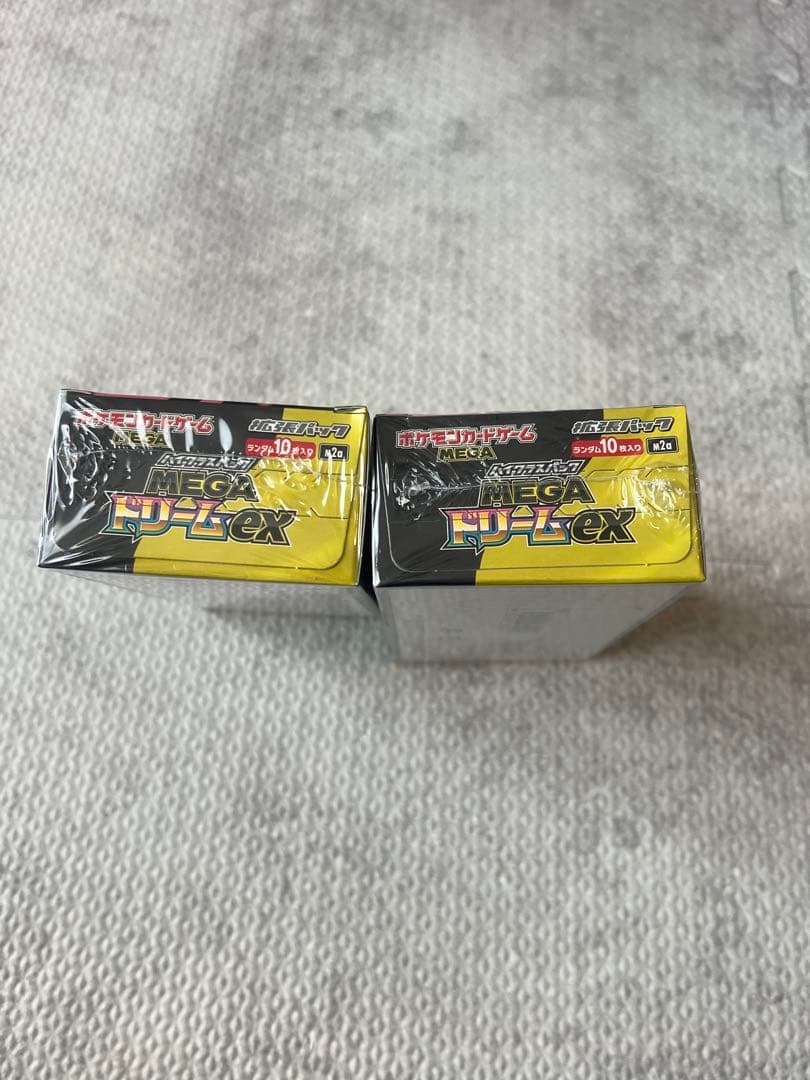 ポケモンカード　MEGA ドリームex 2BOX　シュリンク付き