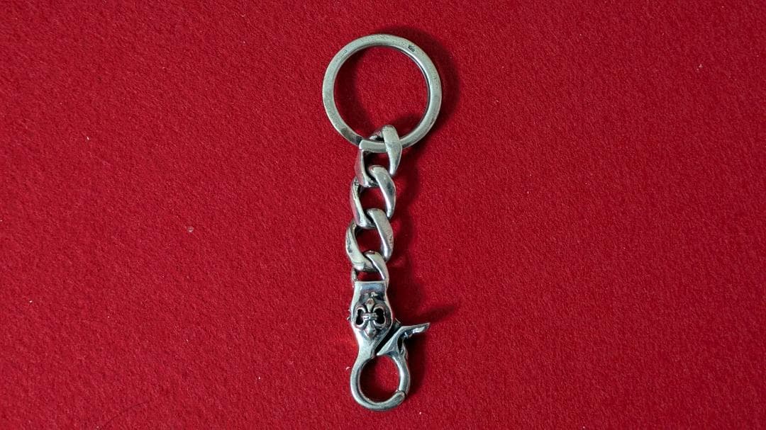 ウォレットチェーン　シルバー925 （キーリング付き）