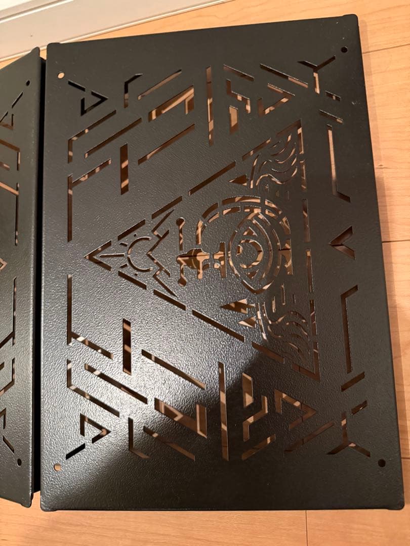 デバイスワークス ブラックデザイン アイアンプレート２枚セット