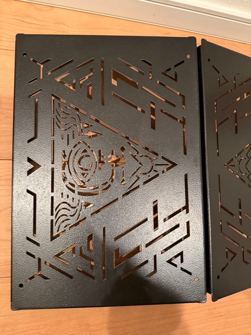 デバイスワークス ブラックデザイン アイアンプレート２枚セット