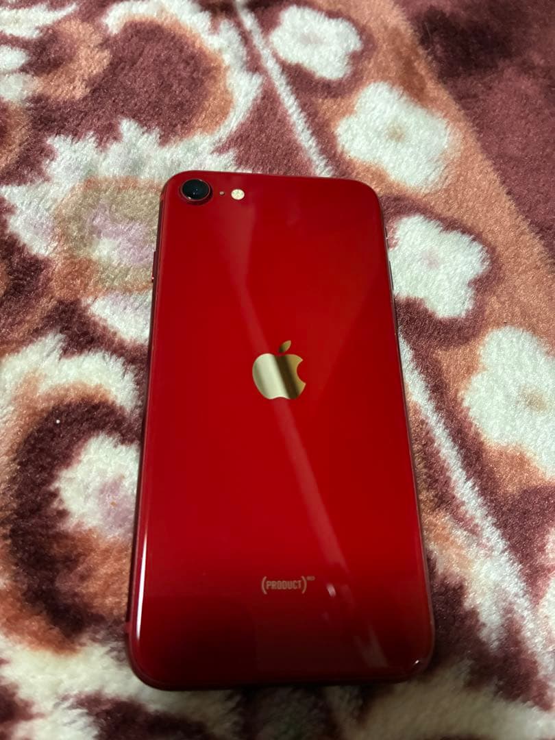 携帯電話本体 iphoneSE3 productRED 256GB