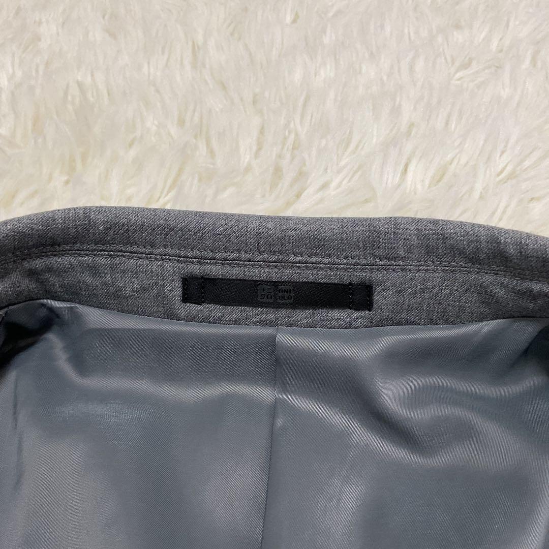 新品未使用♪UNIQLO ストレッチウールスリムジャケット グレー 44サイズ