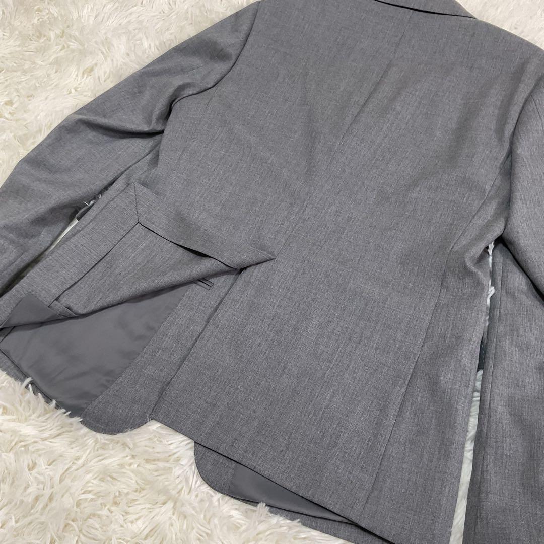 新品未使用♪UNIQLO ストレッチウールスリムジャケット グレー 44サイズ