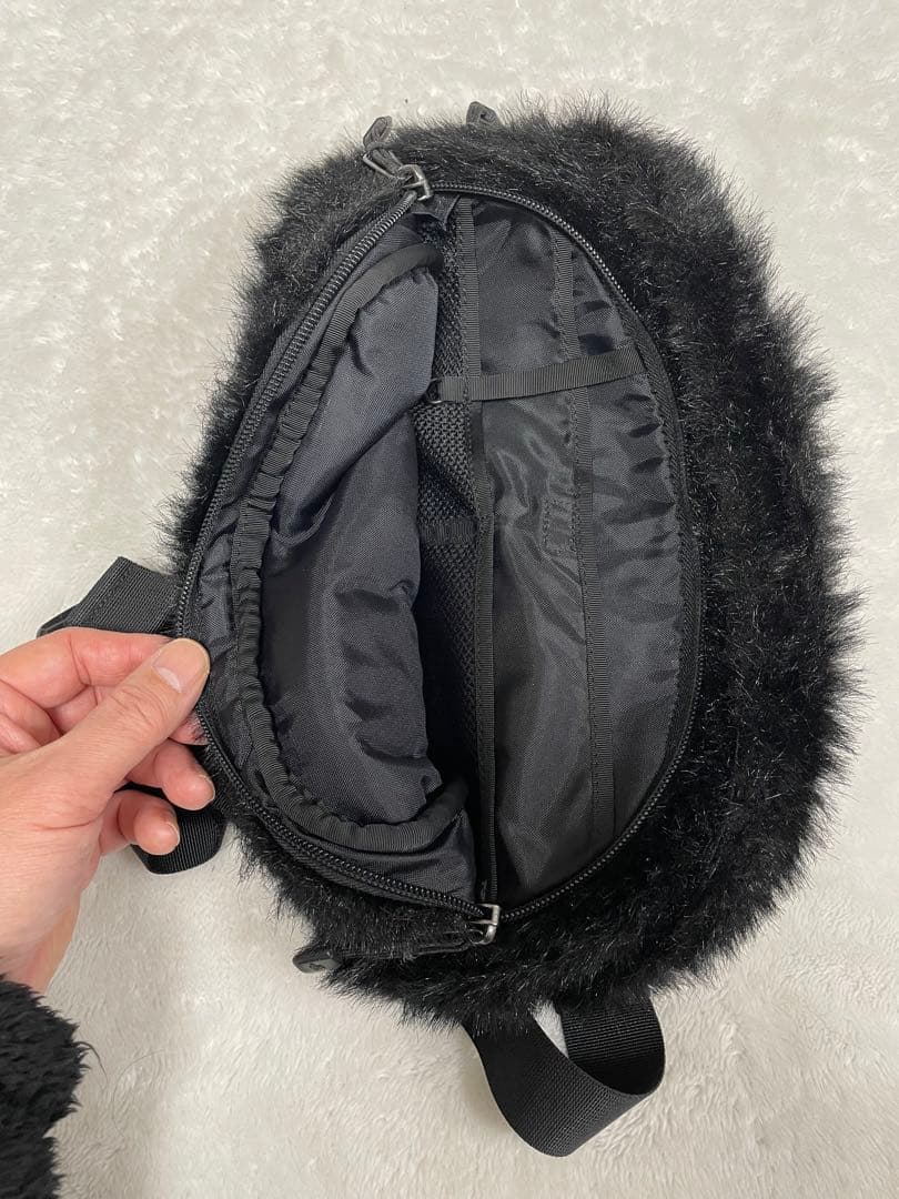 シュプリーム　ザ・ノース・フェイス　フェイクファー ウエストバッグ