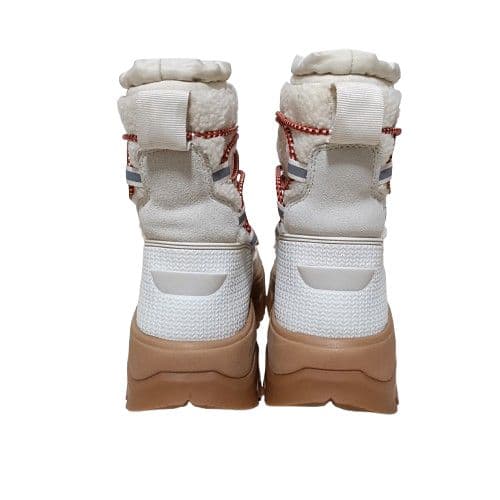 【極美品】HUNTER スノーブーツ ウォータープルーフ オフホワイト UK3