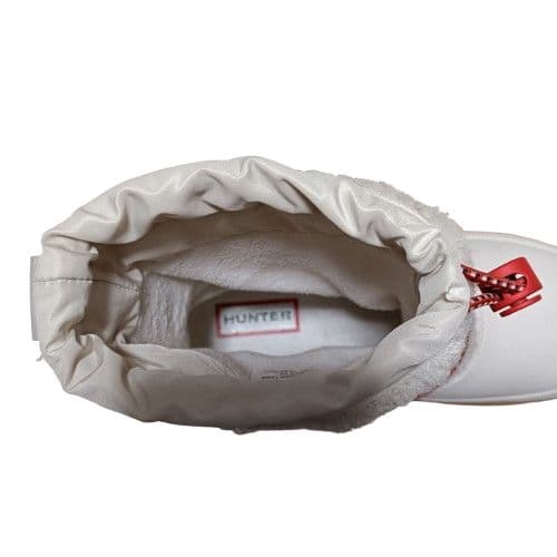 【極美品】HUNTER スノーブーツ ウォータープルーフ オフホワイト UK3