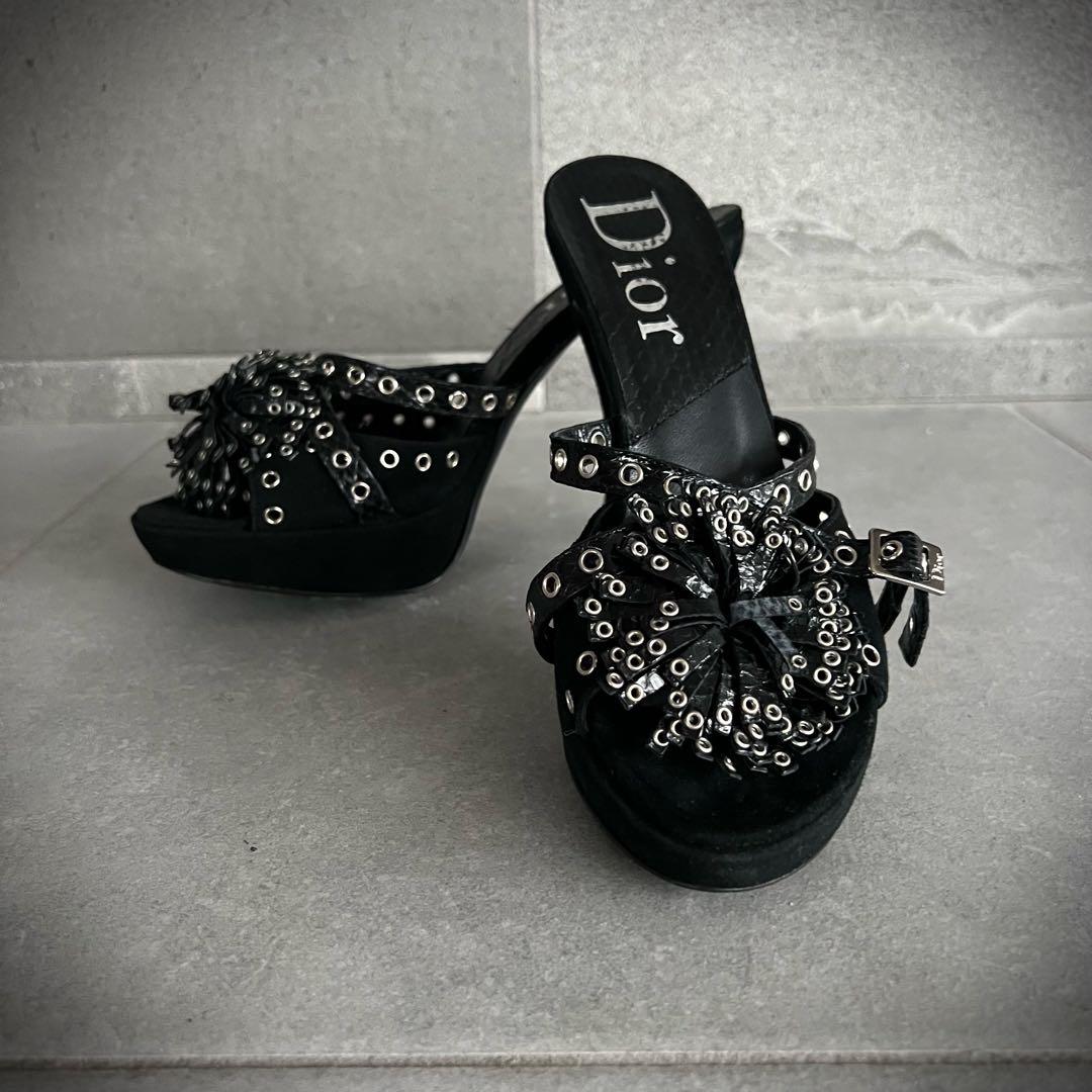 Dior ディオール　ミュール　ブラック