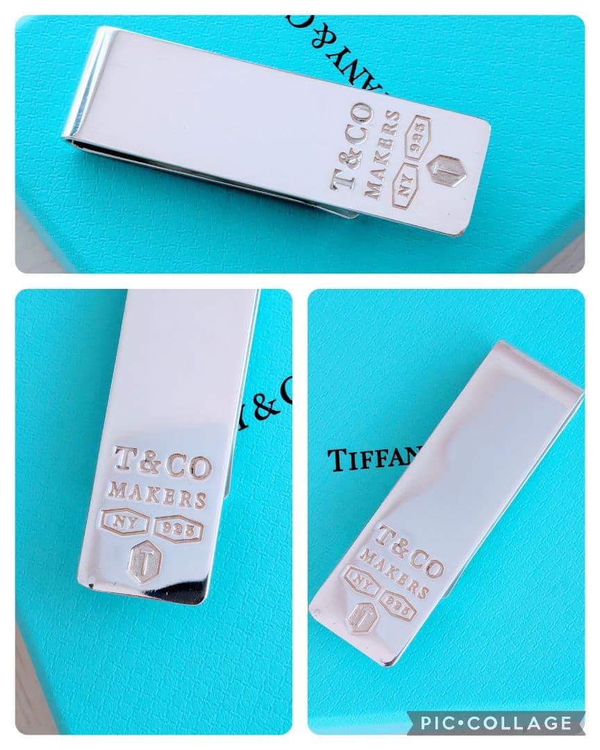 【美品】TIFFANY & Co./1837メイカーズ ナロー マネークリップ