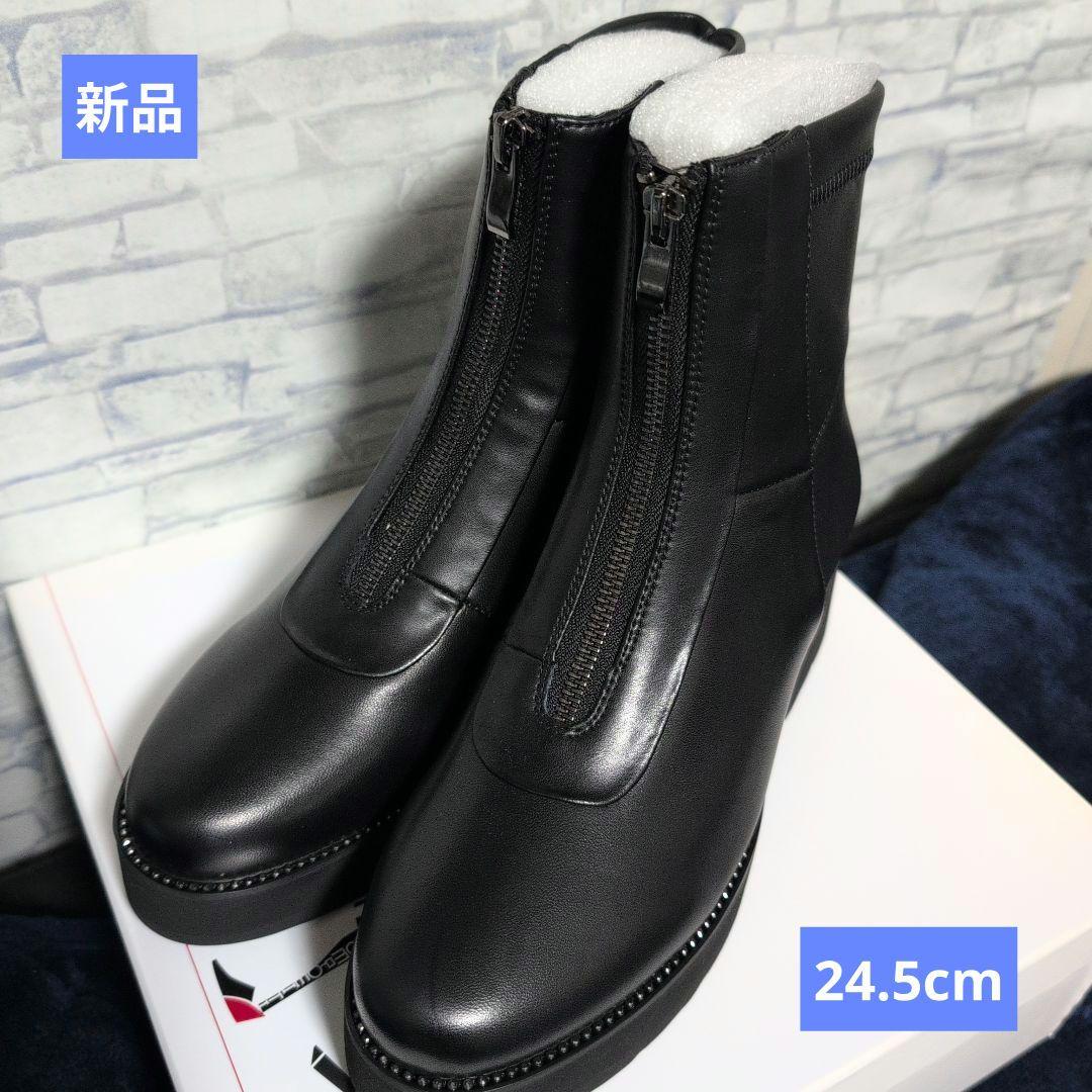 新品　コンポジションナイン フロントジップコンフォートショートブーツ3020