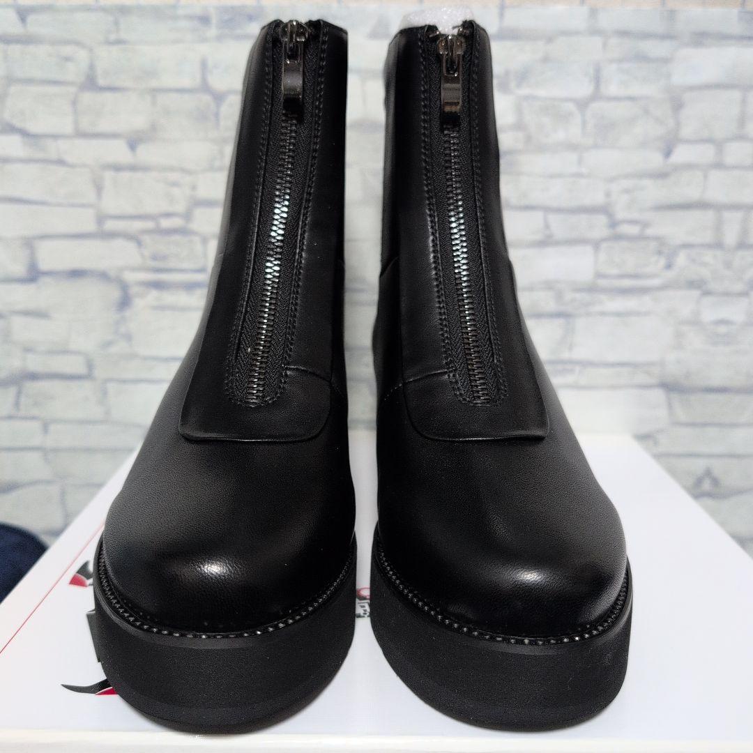 新品　コンポジションナイン フロントジップコンフォートショートブーツ3020