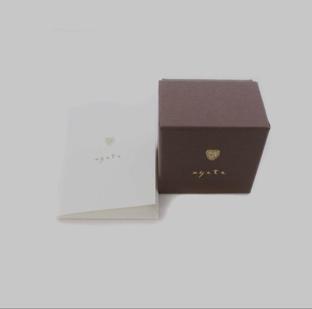 アガット スクエアフェイスウォッチ 腕時計 クオーツ ゴールドカラー