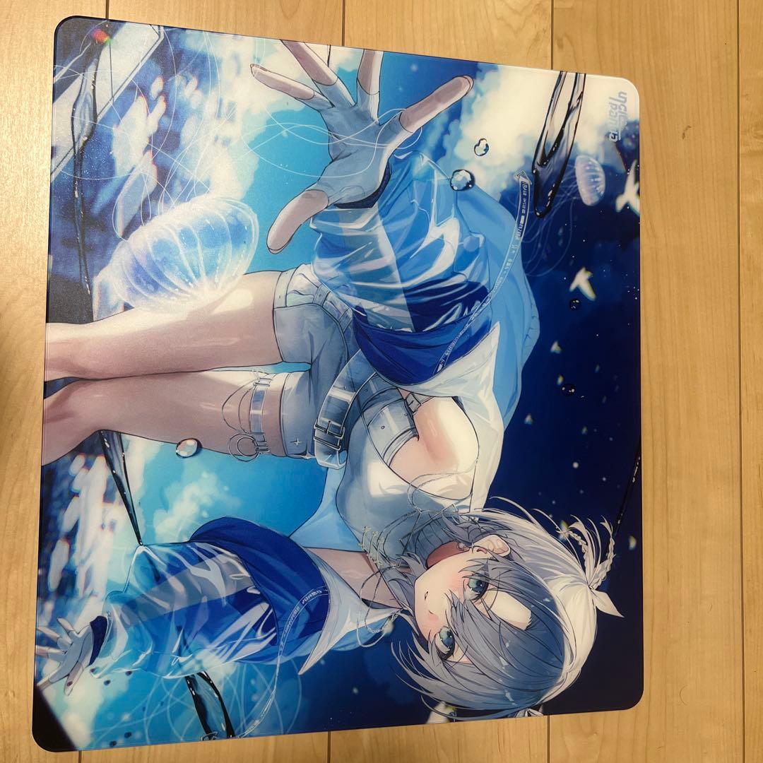 猫麦とろろ ガラスマウスパッド