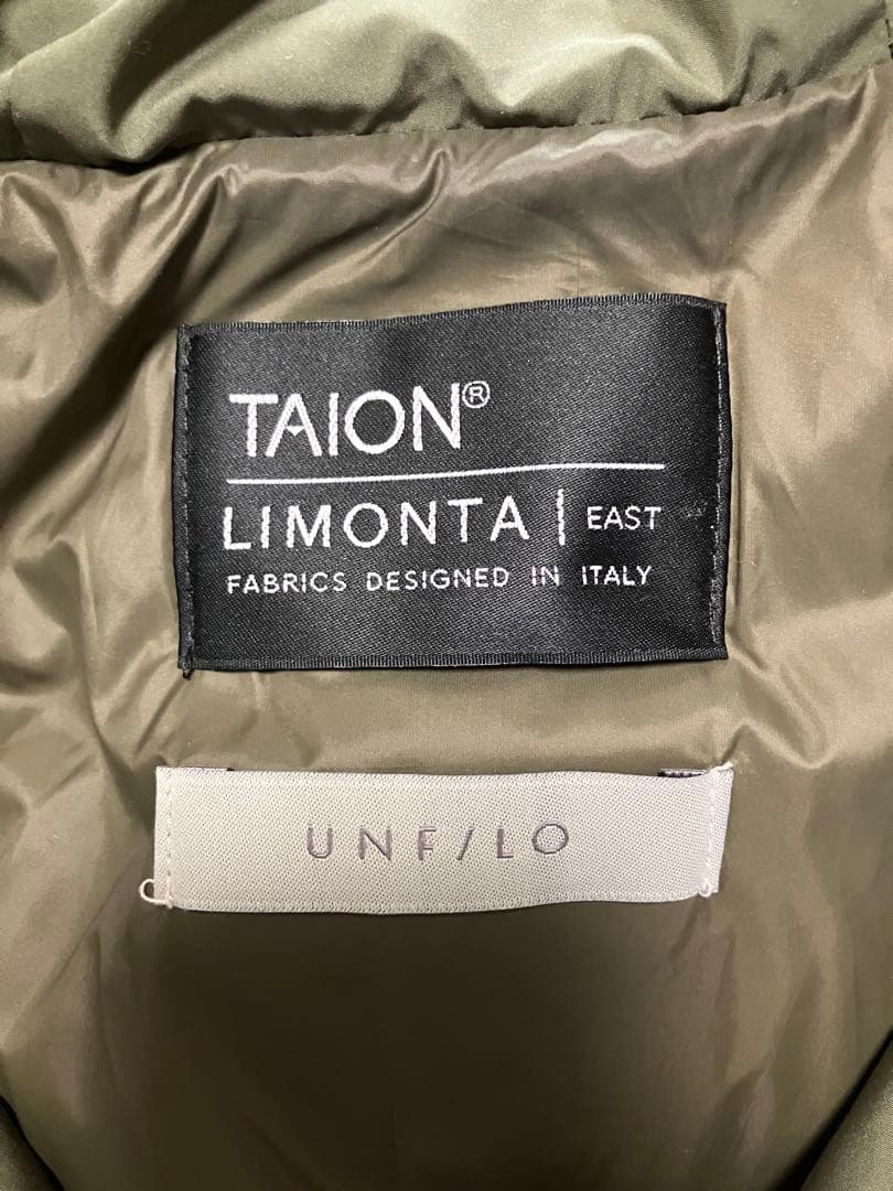 TAION×UNFILO キルティングダウン　カーキ　XL