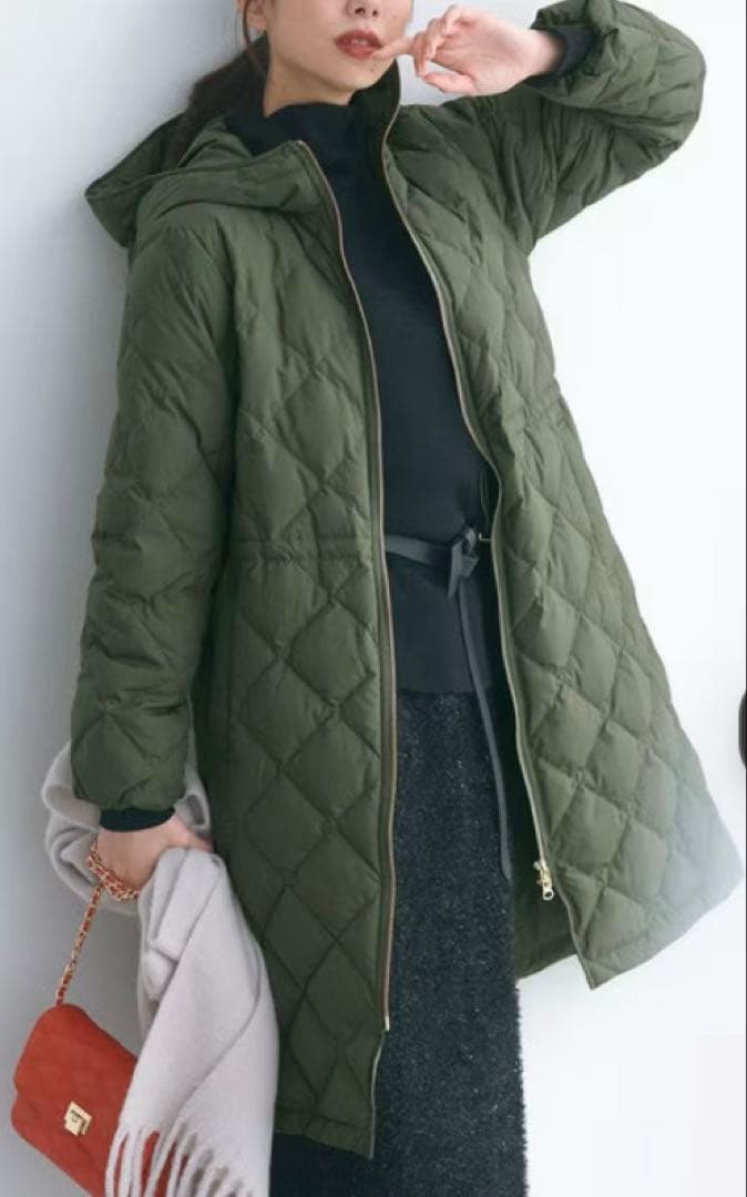 TAION×UNFILO キルティングダウン　カーキ　XL