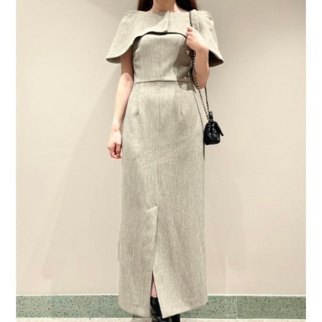 【新品未使用】snidel ケープセットタイトドレス 0サイズ