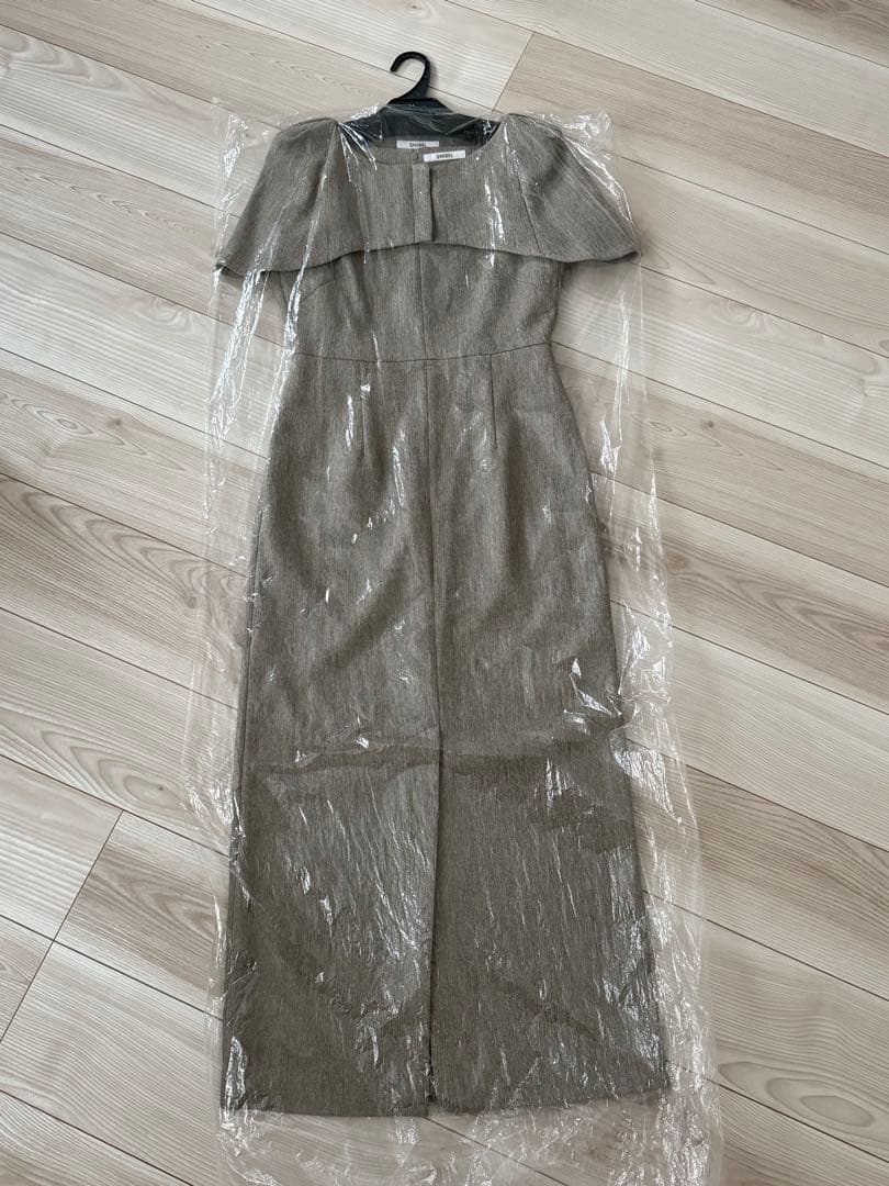 【新品未使用】snidel ケープセットタイトドレス 0サイズ