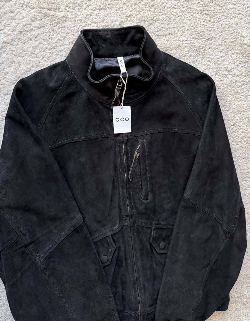 CCU HIGH NECK BLOUSON - COW NUBUCK サイズ2