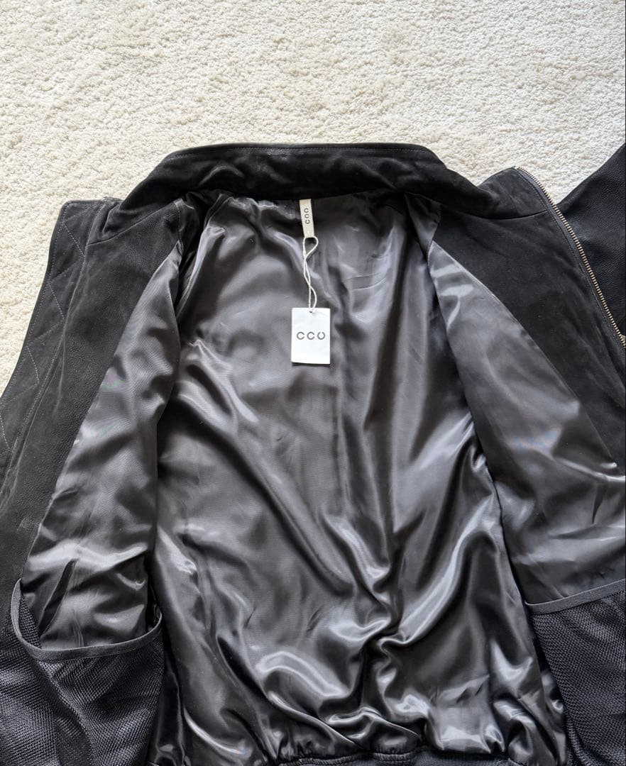 CCU HIGH NECK BLOUSON - COW NUBUCK サイズ2