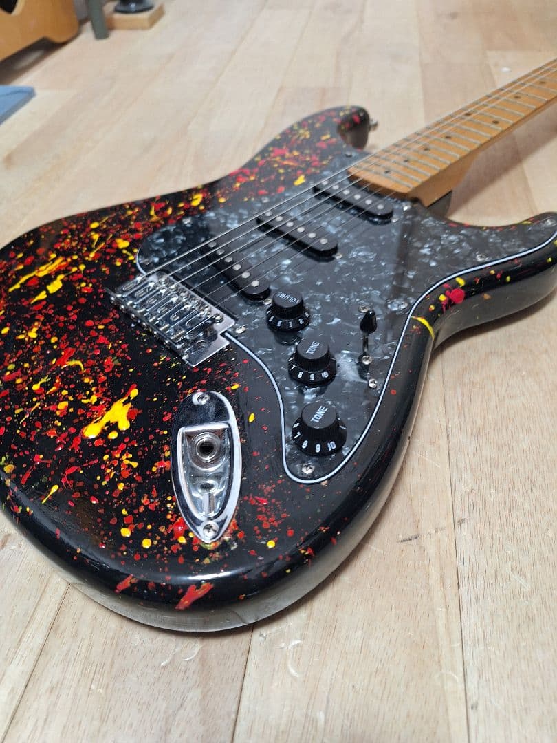 エレキギター　ストラト　オリジナルカスタム　セッティング完了　即利用ok