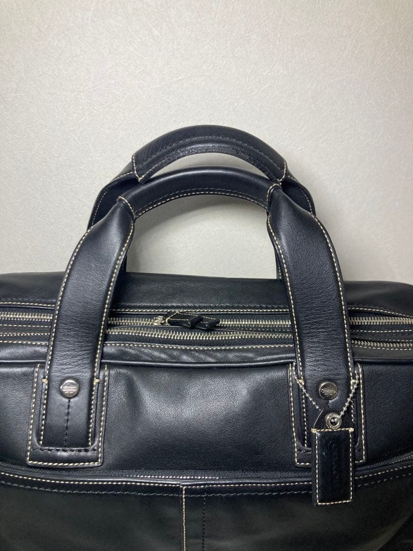 【美品】COACH トランスアトランティック ラージコミューター ビジネスバッグ