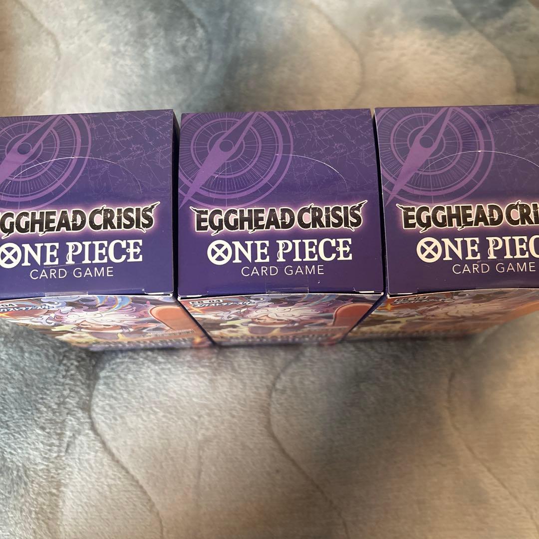 ワンピースカード　エッグヘッドクライシス　テープ付き3ボックス