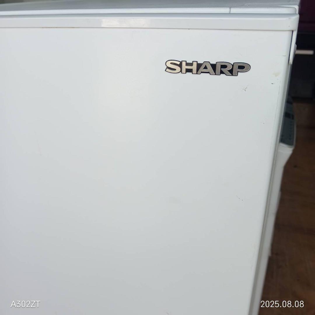 A078★2023年製★シャープ　冷蔵庫　右、左開き　マットホワイト　一人暮らし