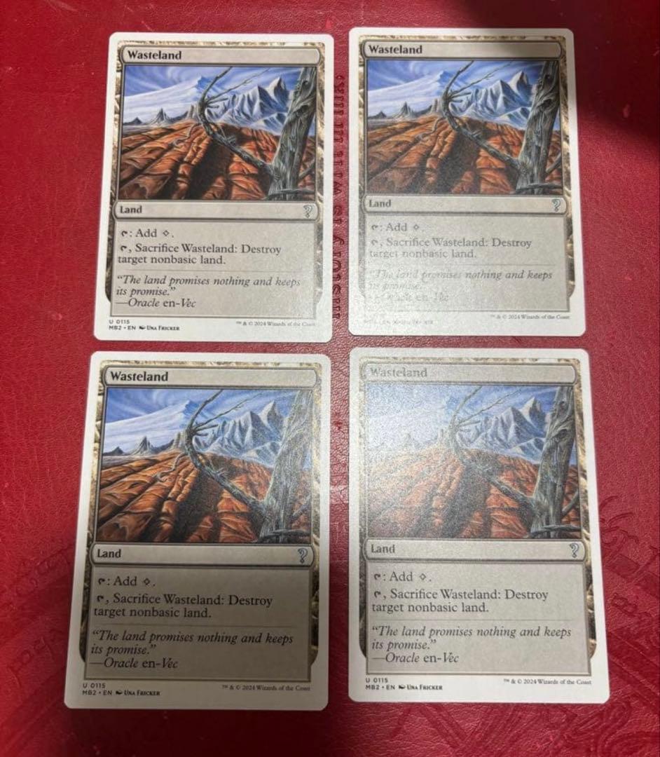 不毛の大地 英語版 MB2 4枚➕ゆうパケットミニ