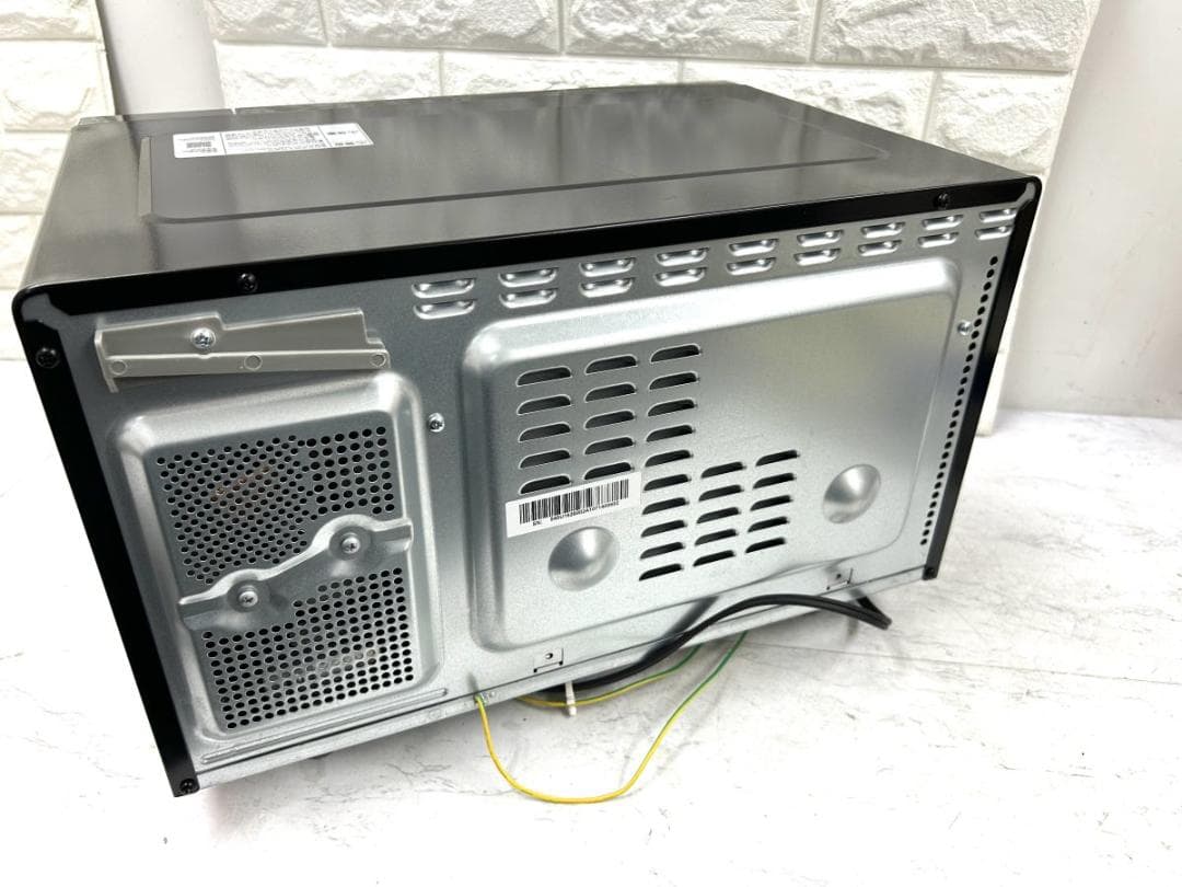 フラットオーブンレンジ16L ニトリ 2025年製 BK2C04 BK *