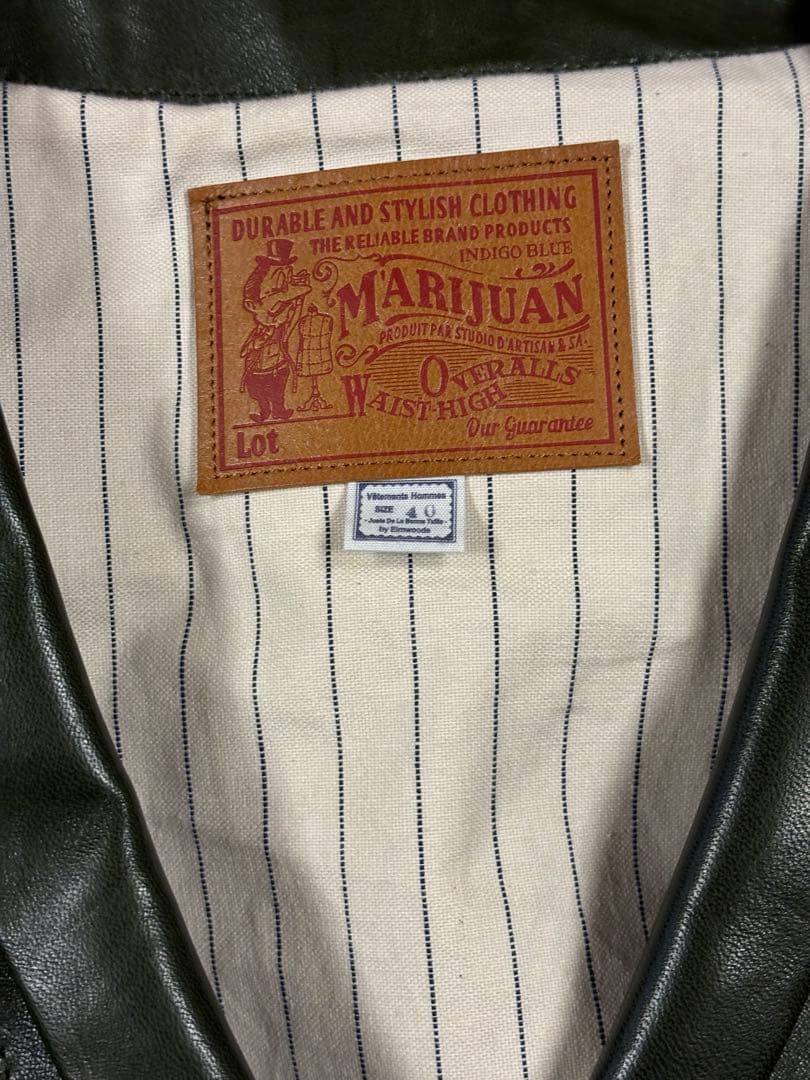 最終値下げ【限定品】オルゲイユ　レザージレ　サイズ40