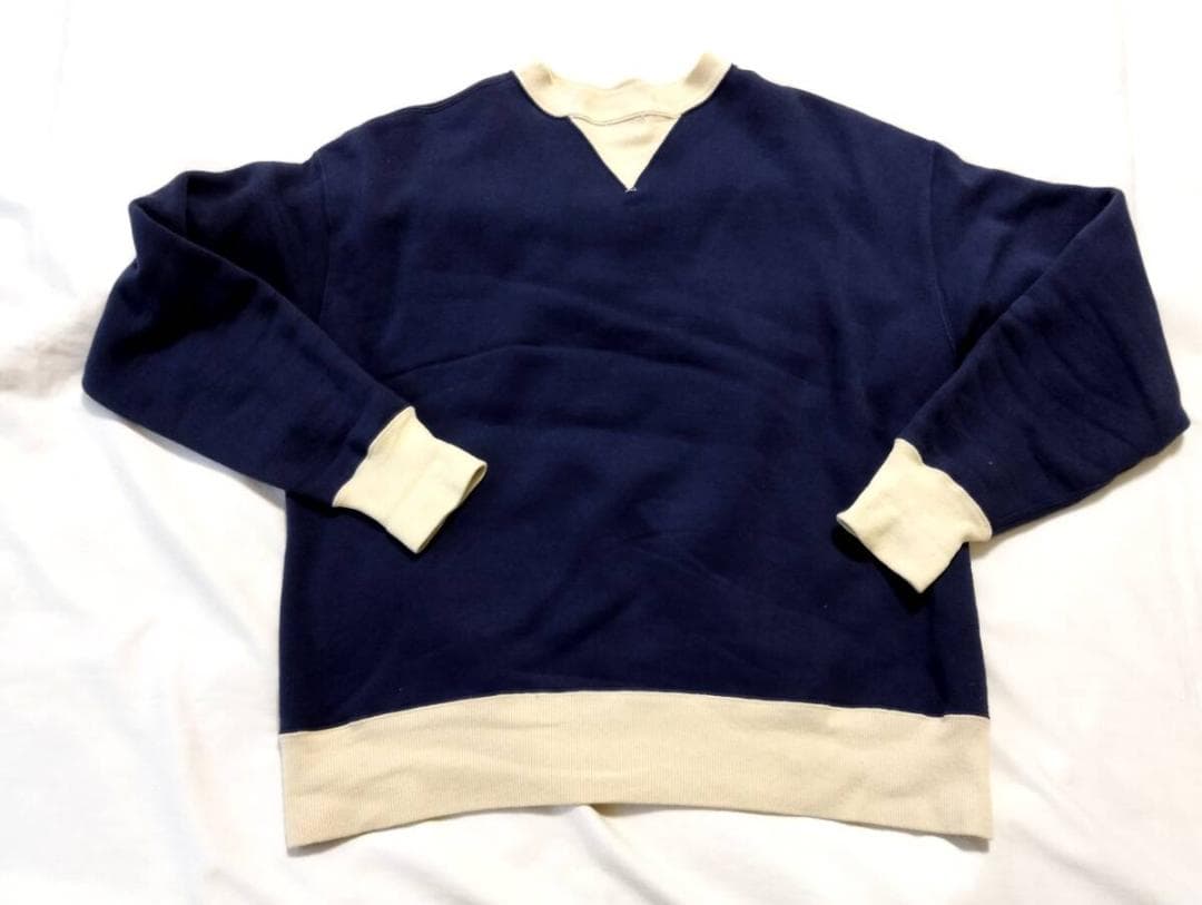 ウエアハウス 直営店限定 ツートーン両Vスウェットシャツ４２