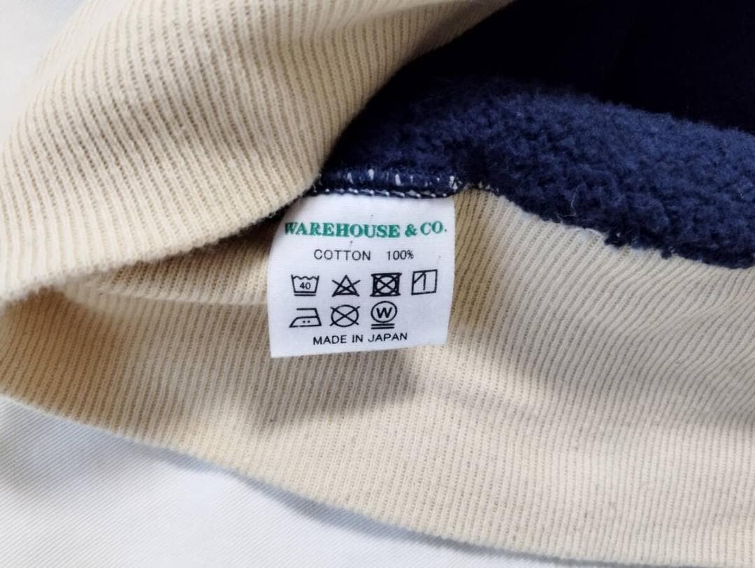 ウエアハウス 直営店限定 ツートーン両Vスウェットシャツ４２