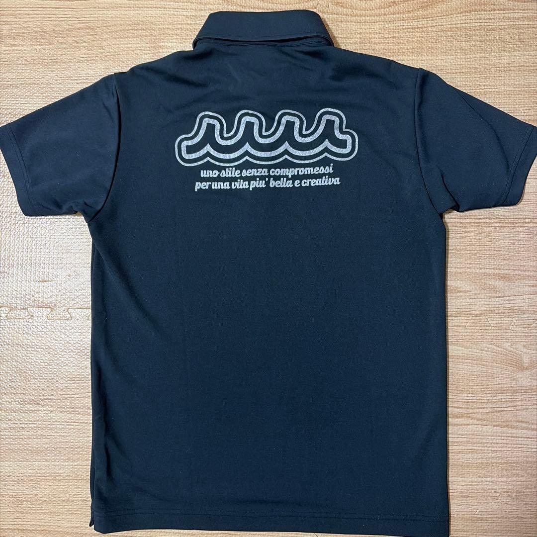 【美品】MUTA MARINE Mサイズ ブラック ポロシャツ