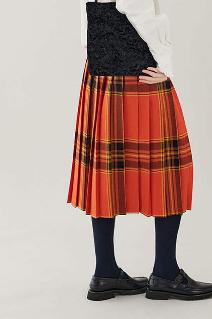 O'NEIL of DUBLIN(オニールオブダブリン)ラップスカート オレンジ