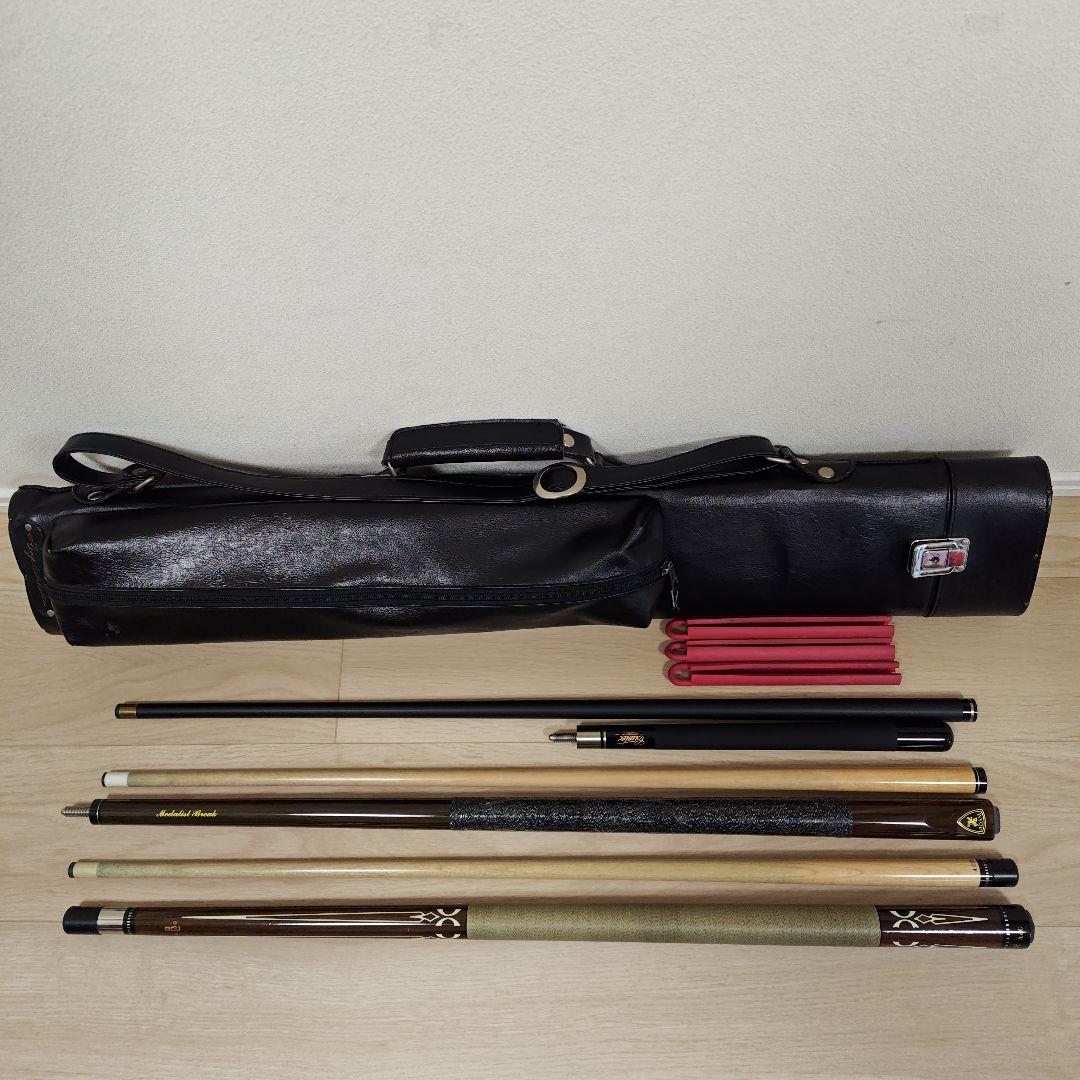 ビリヤードキューセット AdamBCJ BreakCue JampCue ケース