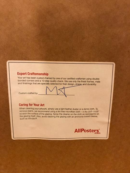 NASA ポスター アポロ11号　フレーム付　月　宇宙　宇宙飛行士