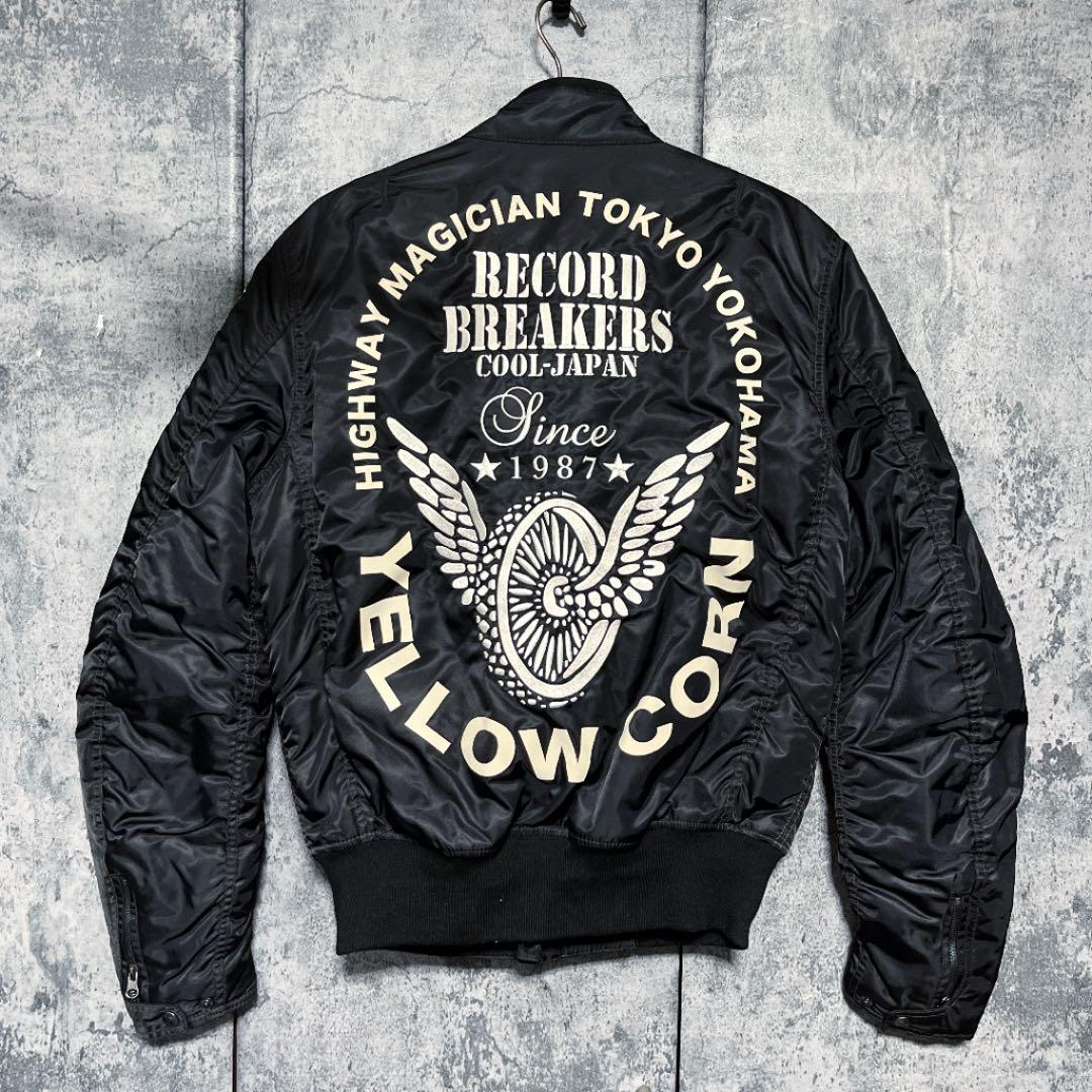 イエローコーン　ライダース　ウインタージャケット MA-1 ブルゾン