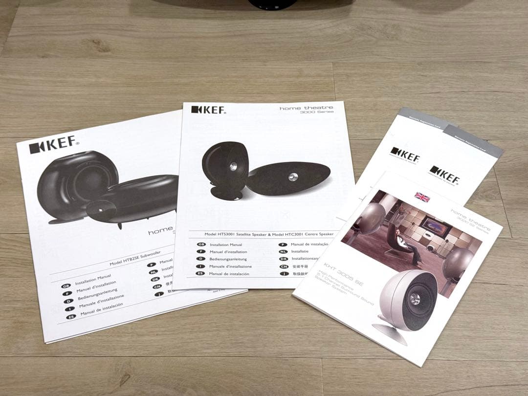 KEF 5.1 ホームシアター スピーカー システム (グロス ブラック)