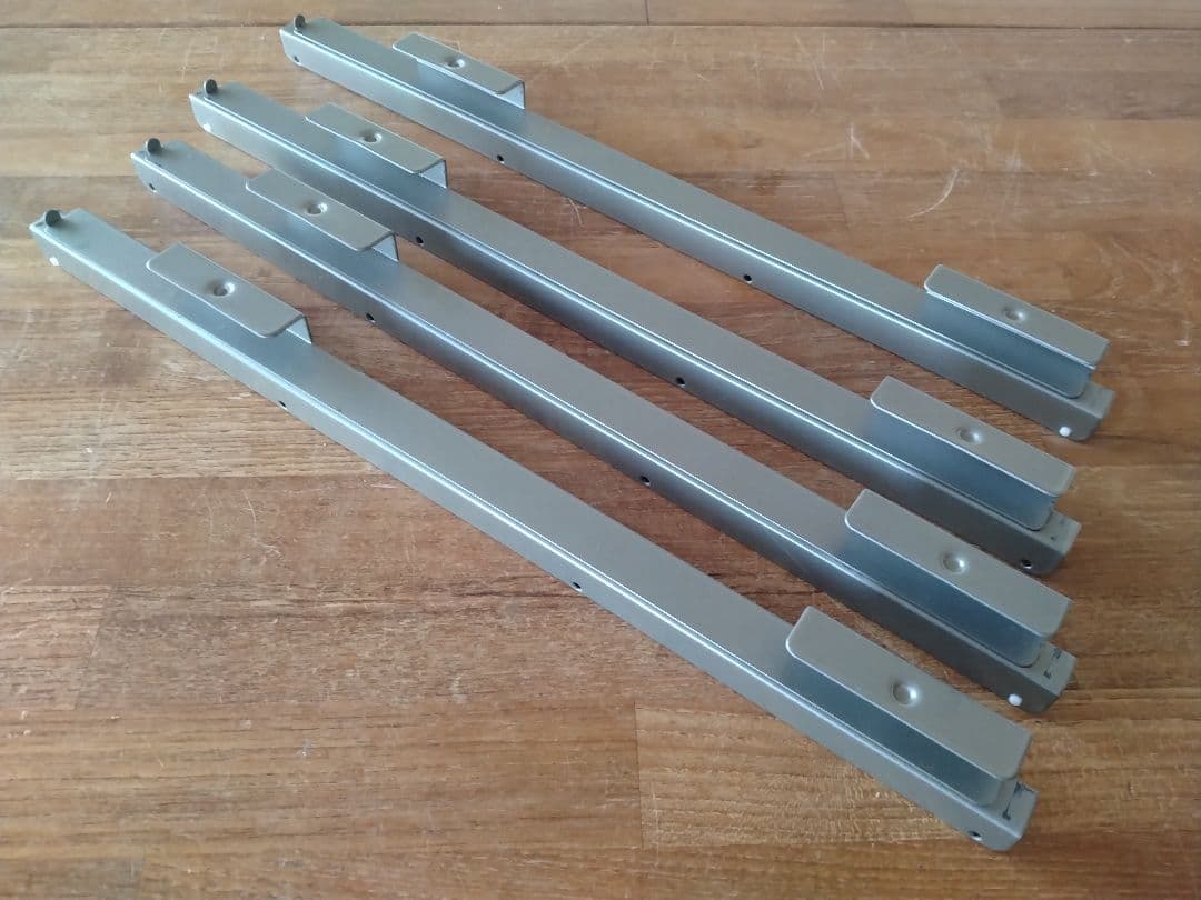 【訳あり】MUJI無印良品 ステンレスユニットシェルフ用ワイヤーバスケット2個