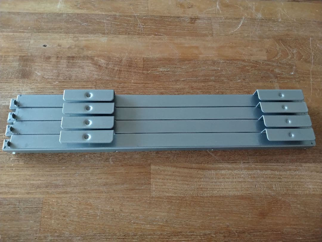 【訳あり】MUJI無印良品 ステンレスユニットシェルフ用ワイヤーバスケット2個