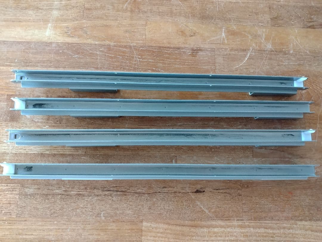 【訳あり】MUJI無印良品 ステンレスユニットシェルフ用ワイヤーバスケット2個