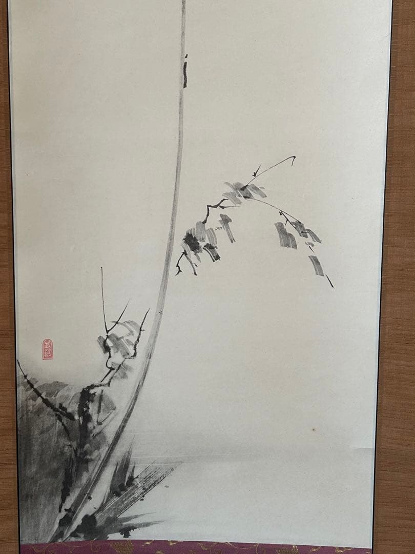 「枯木鳴鵙」　宮本武蔵　掛け軸 掛軸 共箱あり 限定1000部謹製 802番