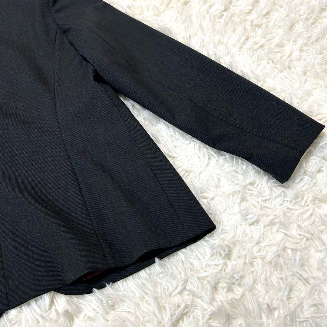 大きいサイズ ユキトリイ パンツスーツ レディース XL～XXL ネイビー