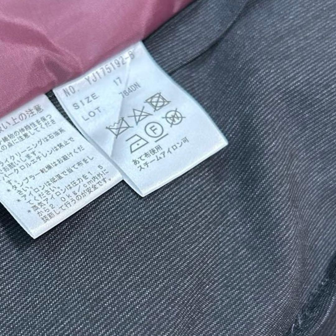 大きいサイズ ユキトリイ パンツスーツ レディース XL～XXL ネイビー